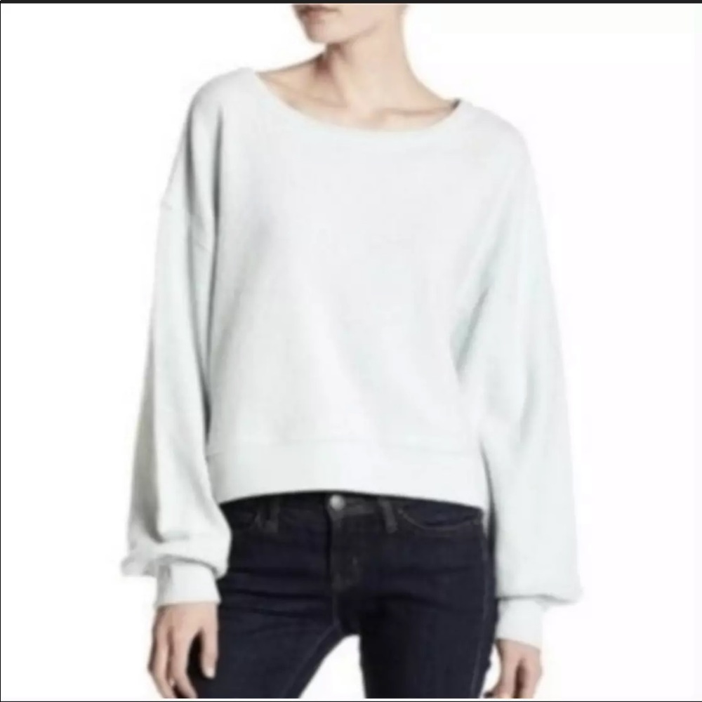 Melrose and market mint green pull over